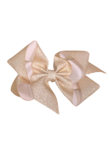 Champagne Big (5in) Diamond Dust Grosgrain