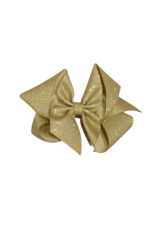 Bows Arts Old Gold Big (5in) Diamond Dust Grosgrain
