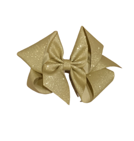 Bows Arts Old Gold Big (5in) Diamond Dust Grosgrain