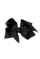 Bows Arts Black Big (5in) Big Diamond Dust Grosgrain