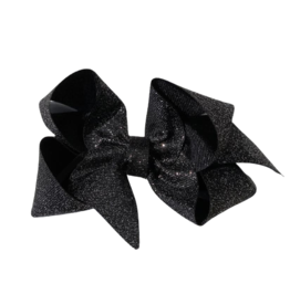 Bows Arts Black Big (5in) Big Diamond Dust Grosgrain