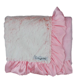 Frosted Rose Double Plush Blanket