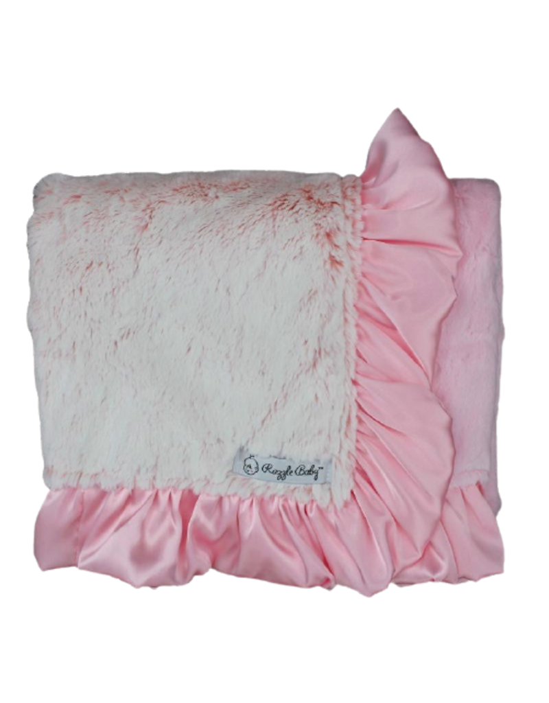 Frosted Rose Double Plush Blanket