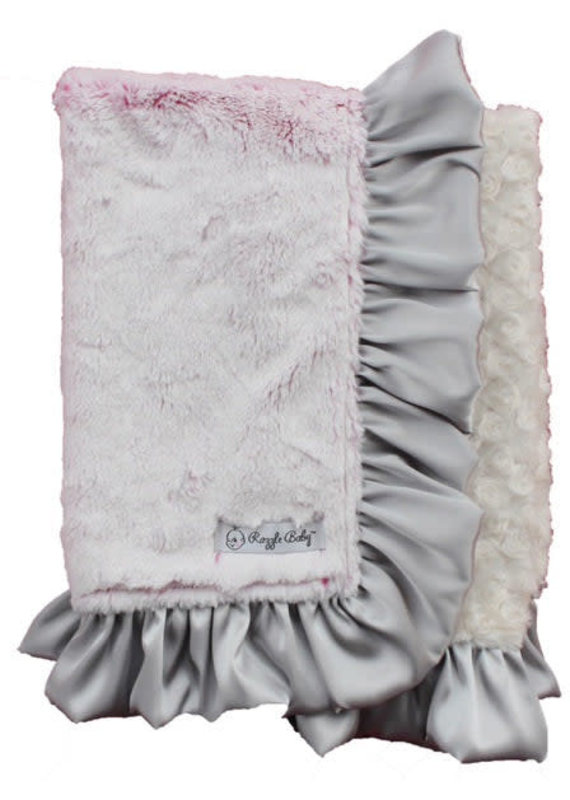 Magenta Frost Double Plush Blanket