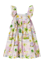 Mauve Printed Dress
