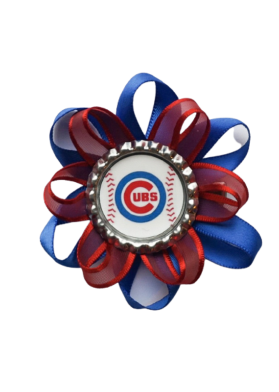 Cubs Ribbon Bow