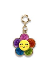 CHARM IT! Gold Glitter Happy Flower Charm