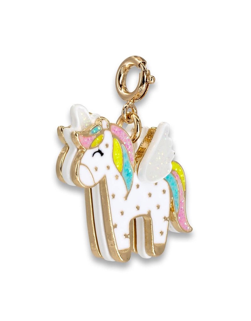 CHARM IT! Gold Flying Unicorn Charm