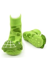 Green Turtle Rattle Socks 0-12m