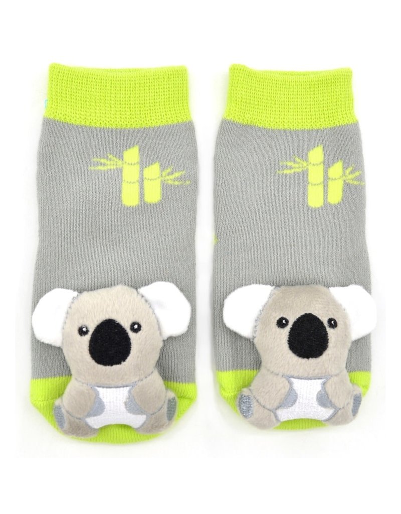 Baby Teddy Bear Rattle Socks