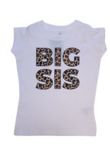 Tracy's Treasures Leopard Big Sis Short Sleeve