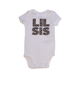 Tracy's Treasures Leopard Lil Sis Short Sleeve