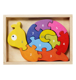 Begin Again Number Snail Puzzle