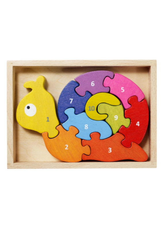 Begin Again Number Snail Puzzle