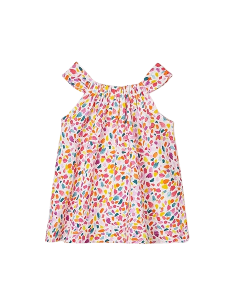 Magenta Printed Dress Toddler