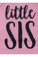Tracy's Treasures Little Sis Pink Onesie Short Sleeve