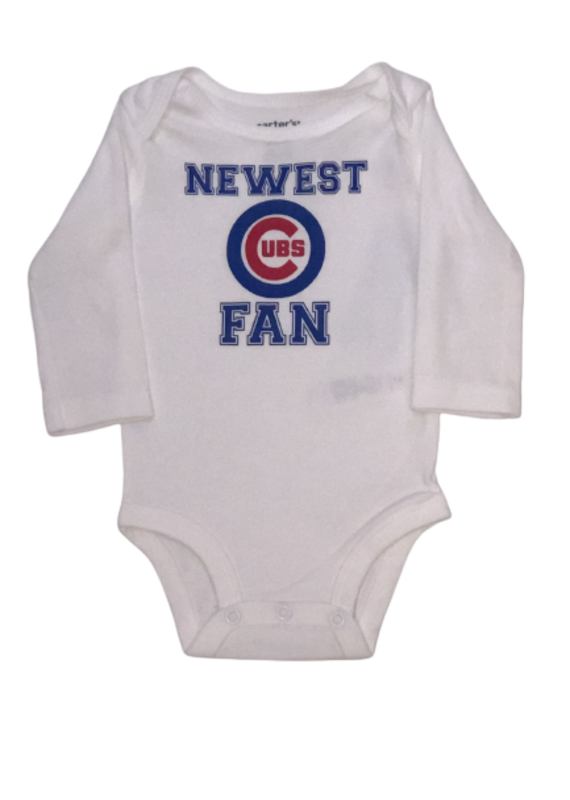 Tracy's Treasures Newest Cubs Fan Long Sleeve
