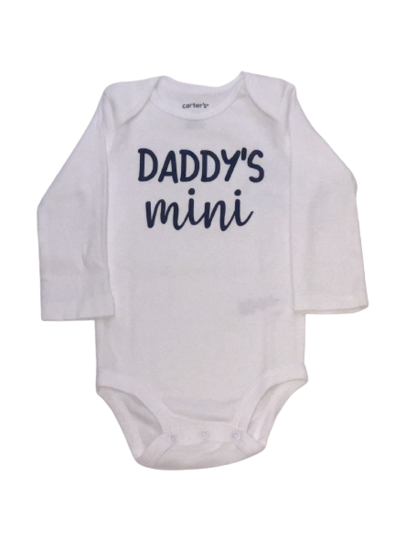 Tracy's Treasures Daddy's Mini Long Sleeve Onesie