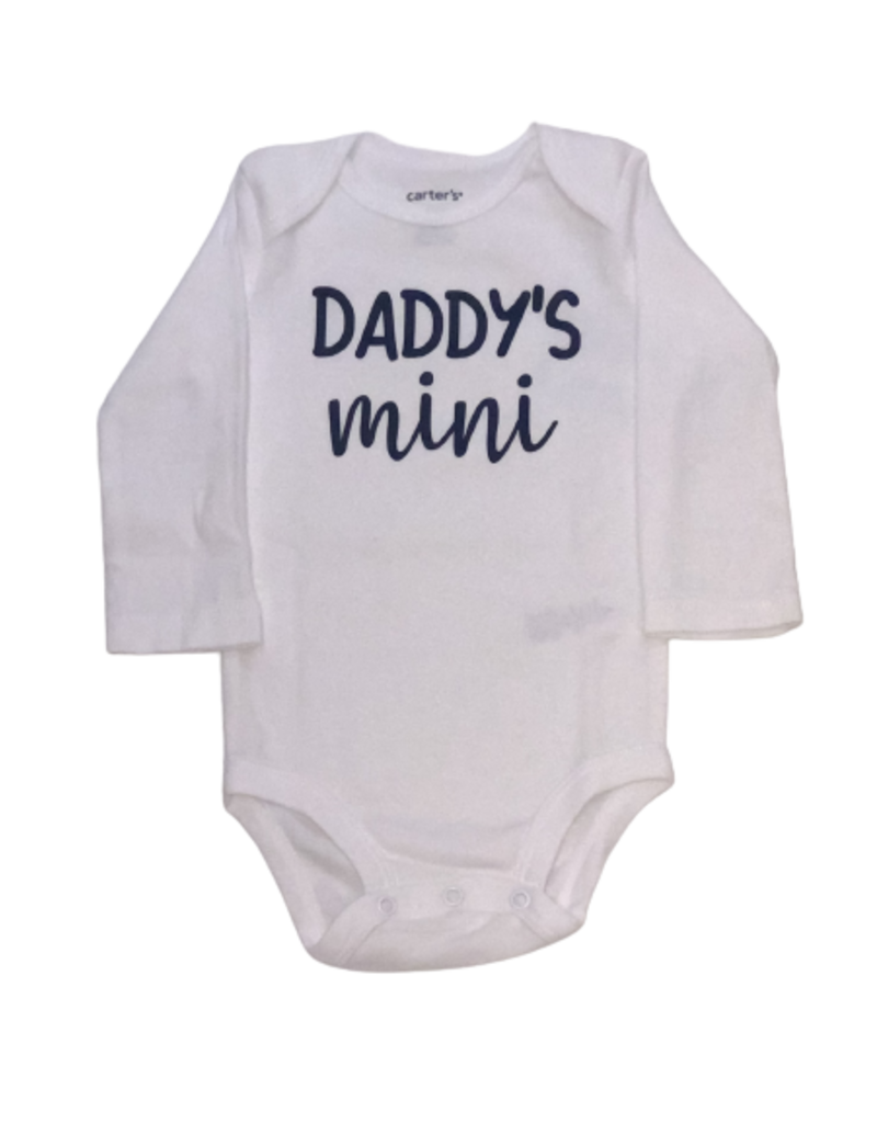 Tracy's Treasures Daddy's Mini Long Sleeve Onesie