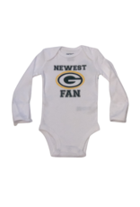 Tracy's Treasures Newest Packers Fan Long Sleeve Onesie
