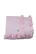 Pink Chinchilla Double Plush Blanket