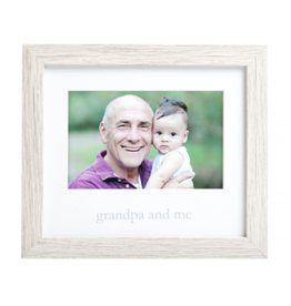 Kate and Milo Rustic Grandpa and Me Frame