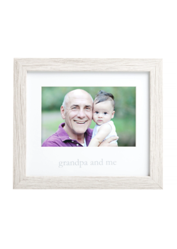 Kate and Milo Rustic Grandpa and Me Frame