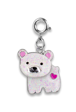 CHARM IT! Glitter Swivel Polar Bear Charm