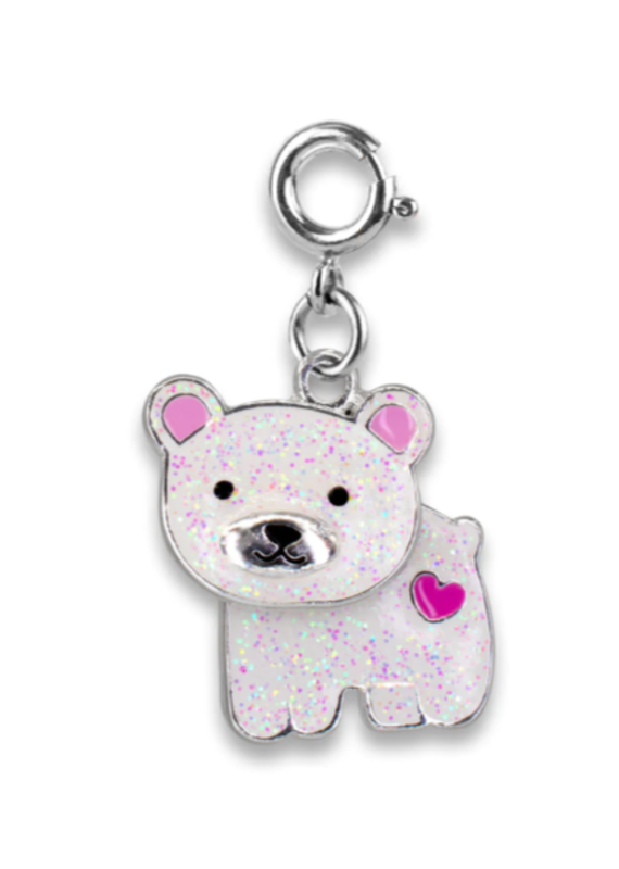 CHARM IT! Glitter Swivel Polar Bear Charm