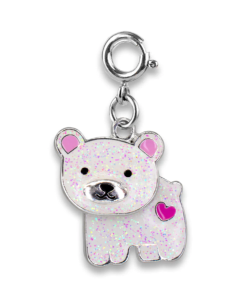 CHARM IT! Glitter Swivel Polar Bear Charm