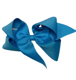 Bows Arts Island Blue Giant (7in) Grosgrain Bow