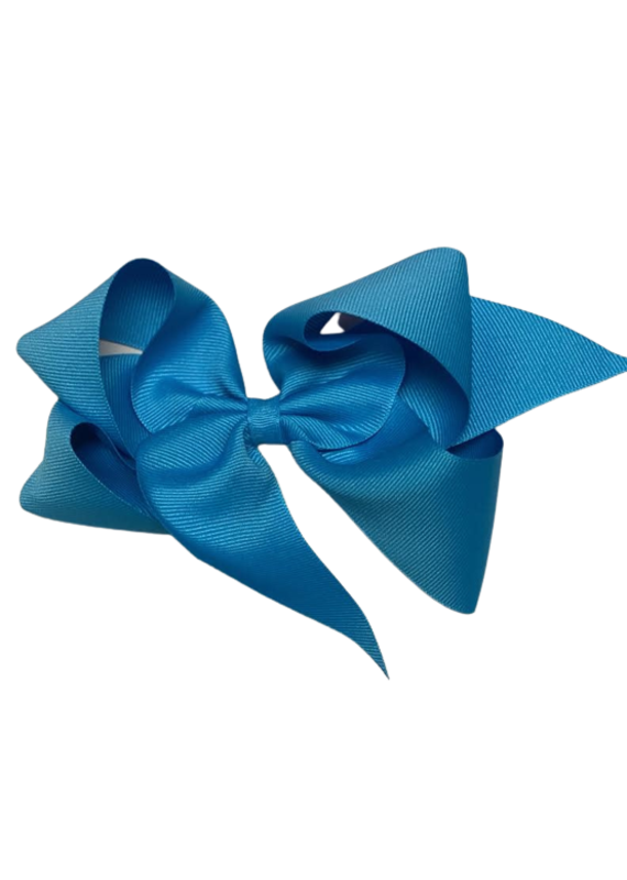 Bows Arts Island Blue Giant (7in) Grosgrain Bow
