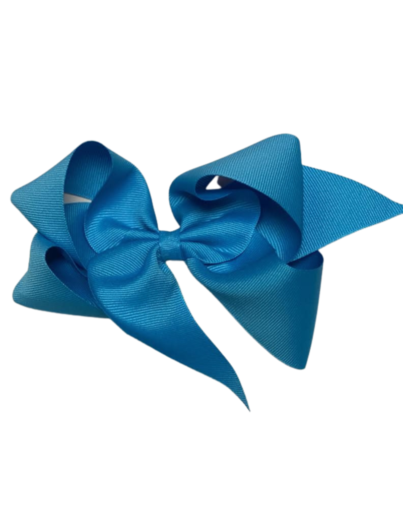 Island Blue Giant (7in) Grosgrain Bow