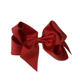 Red Giant (7in) Grosgrain Bow