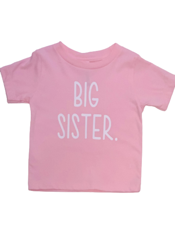 Big Sister Pink Short Sleeve Shirt