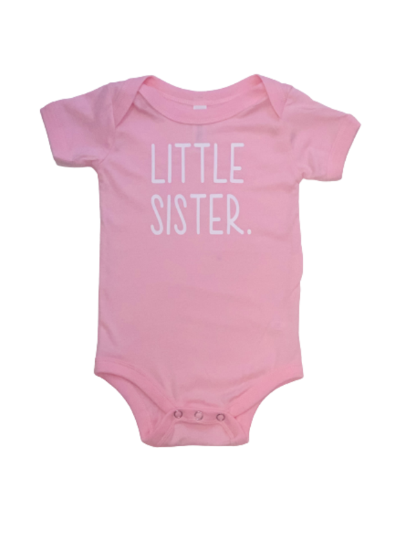 Little Sister Rose Pink Short Sleeve