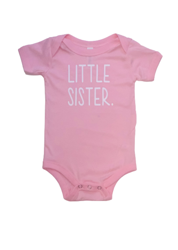 Tracy's Treasures Little Sister Rose Pink Short Sleeve