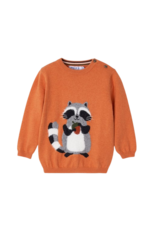 Carrot Raccoon Sweater