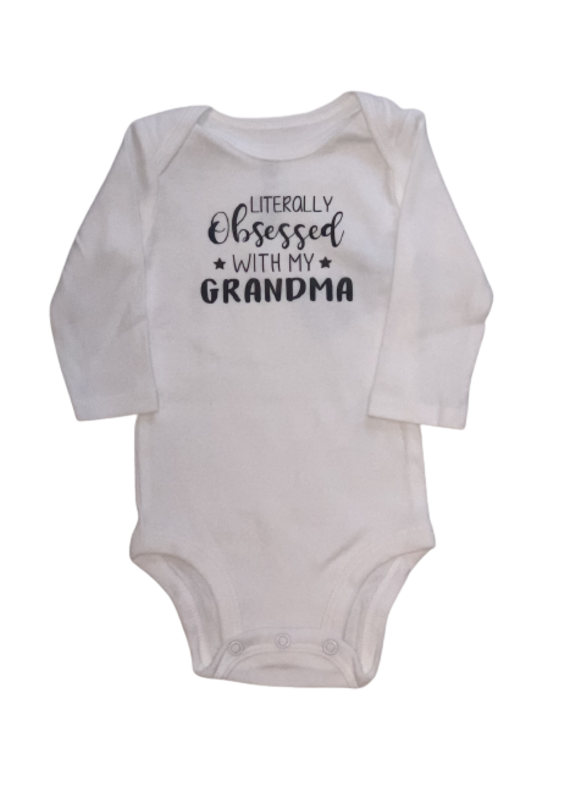 Jena Bug Baby Boutique Literally Obsessed With My  Grandma Onesie