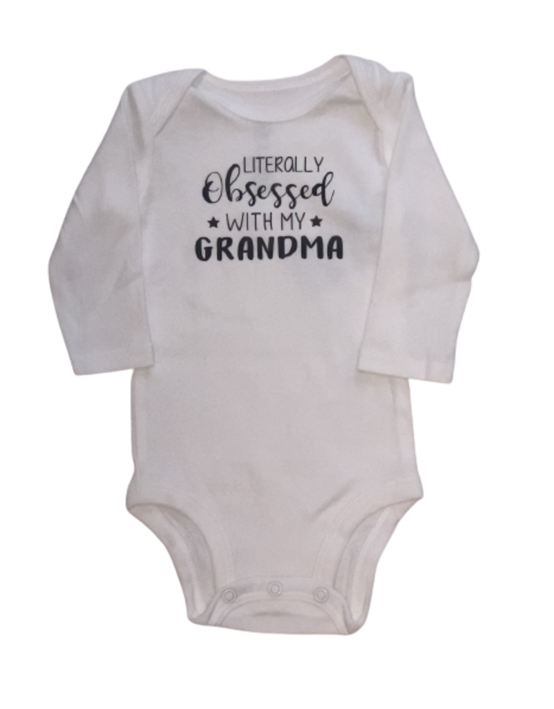 Jena Bug Baby Boutique Literally Obsessed With My  Grandma Onesie