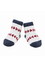 MudPie Baseball Socks 0-12m