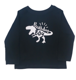Tracy's Treasures Birthday Boy Dinosaur Long Sleeve