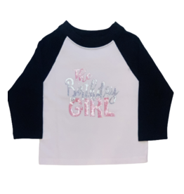 Tracy's Treasures The Birthday Girl Baseball Tee
