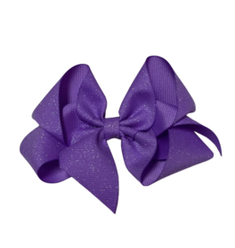 Bows Arts Big (5in) Diamond Dust Grosgrain Purple
