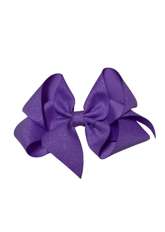 Bows Arts Big (5in) Diamond Dust Grosgrain Purple