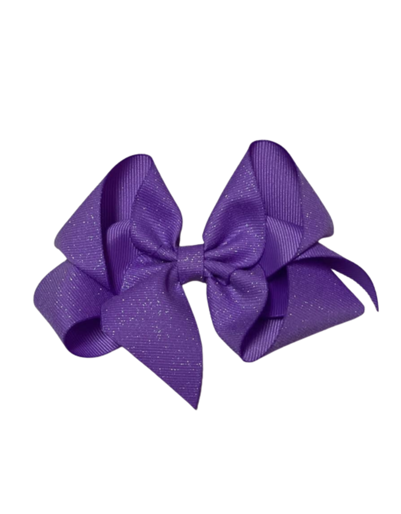 Bows Arts Big (5in) Diamond Dust Grosgrain Purple