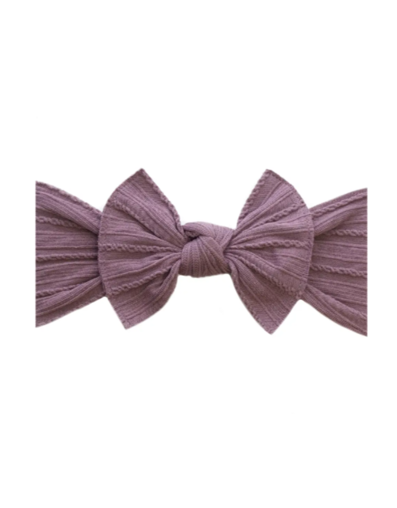 Cable Knit Knot Lilac