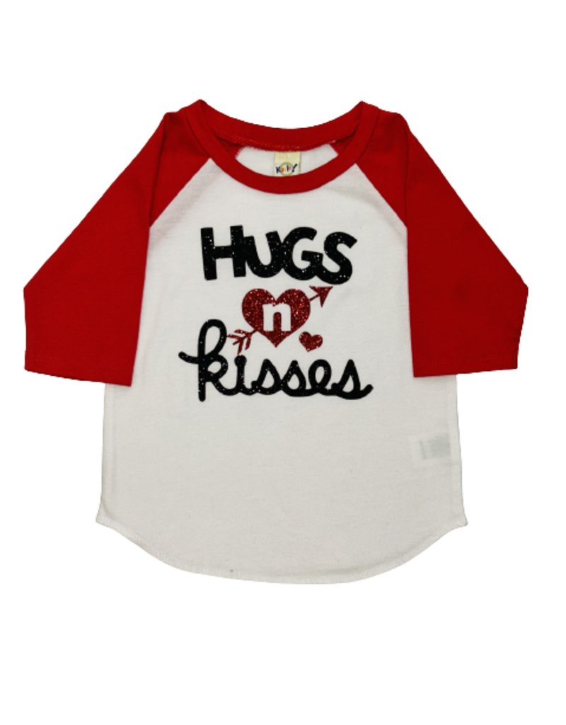 Hugs n Kisses Baseball Tee