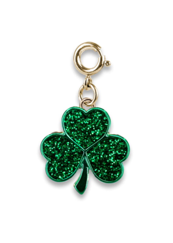 CHARM IT! Gold Glitter Shamrock Charm