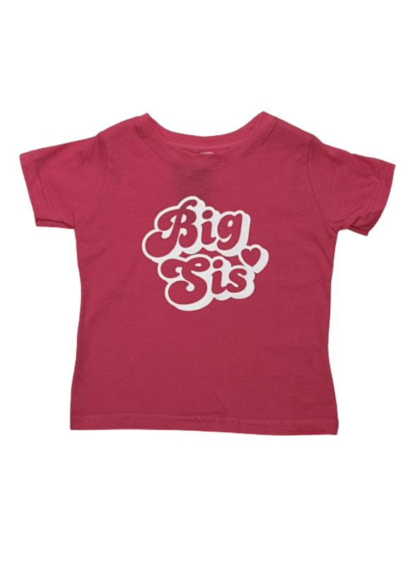 Big Sis Hot Pink Short Sleeve Shirt